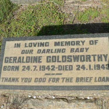 GOLDSWORTHY Geraldine 1942-1943