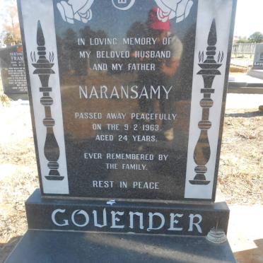 GOVENDER Naransamy -1963