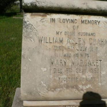 GRAHAM William Allen -1919 &amp; Mary Margaret -1958