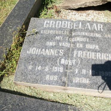 GROBBELAAR Johannes Frederick 1919-1990 &amp; Catharina Carolina Elizabeth 1887-1968