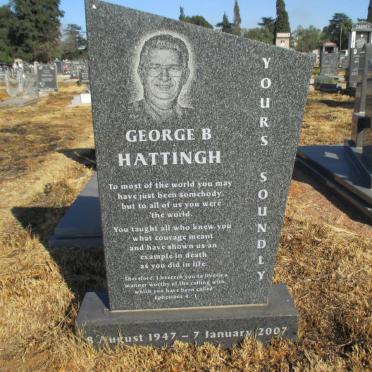 HATTINGH George B. 1947-2007
