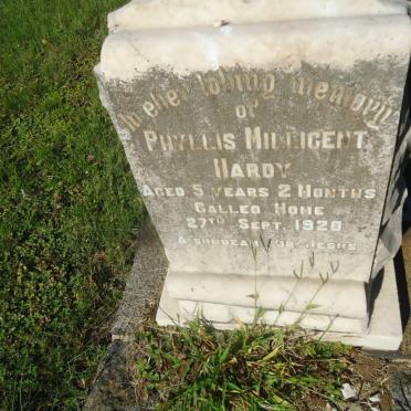 HARDY Phyllis Millicent -1920