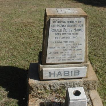 HABIB Ronald Peter -1940