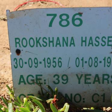 HASSEN Rookshana 1956-1995