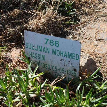 HASSIM Sulliman Mohamed 1933-1995
