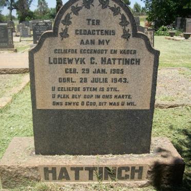 HATTINGH Lodewyk C. 1905-1943