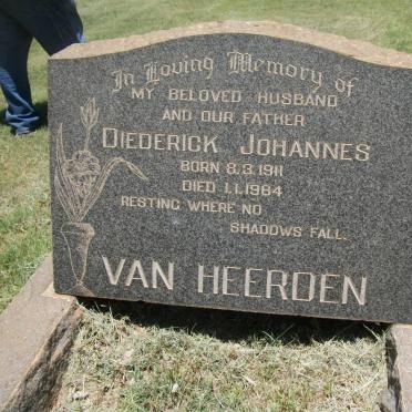 HEERDEN Diederick Johannes, van 1911-1964