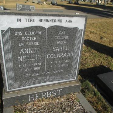 HERBST Sarel Coenraad 1945-1998 :: HERBST Annie Nellie 1970-1981