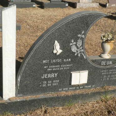 HEERDEN Jerry, van 1938-1997 :: VAN HEERDEN Deon 1962-2004