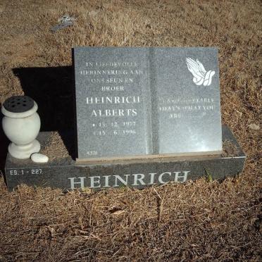 HEINRICH Heinrich Alberts 1927-1996