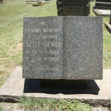 HEWER Grace 1882-1966