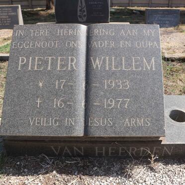HEERDEN Pieter Willem, van 1933-1977