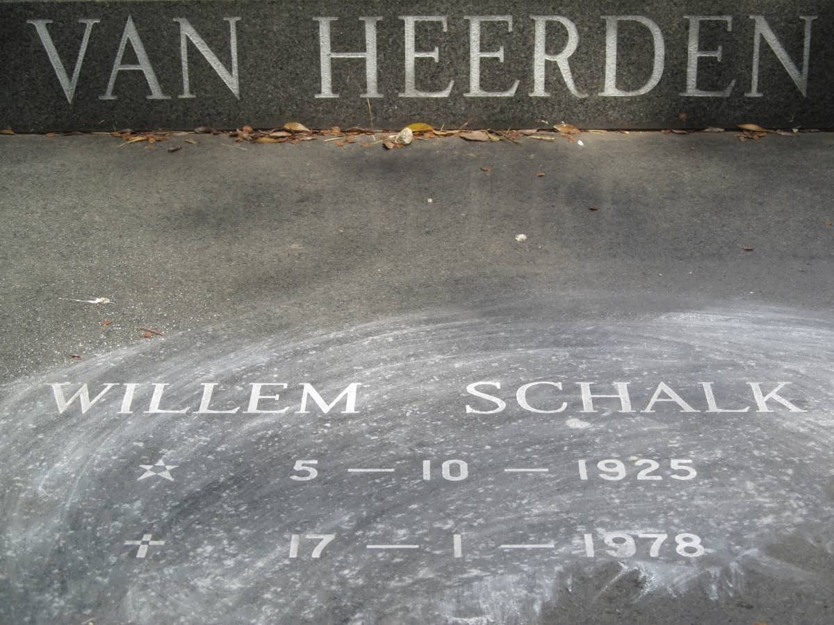 HEERDEN Willem Schalk, van 1925-1978
