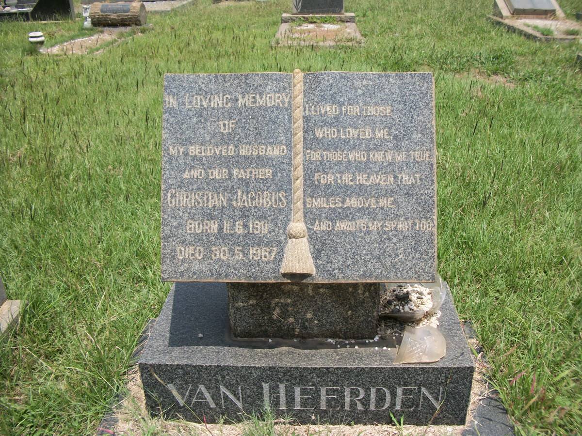 HEERDEN Christian Jacobus. van 1911-1967