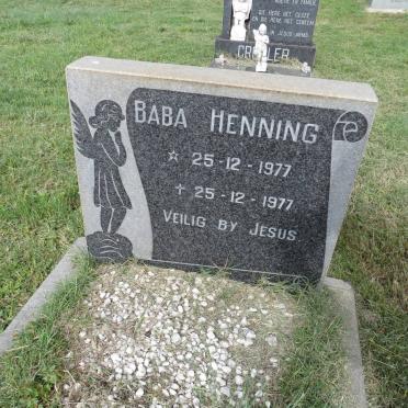 HENNING Baba 1977-1977