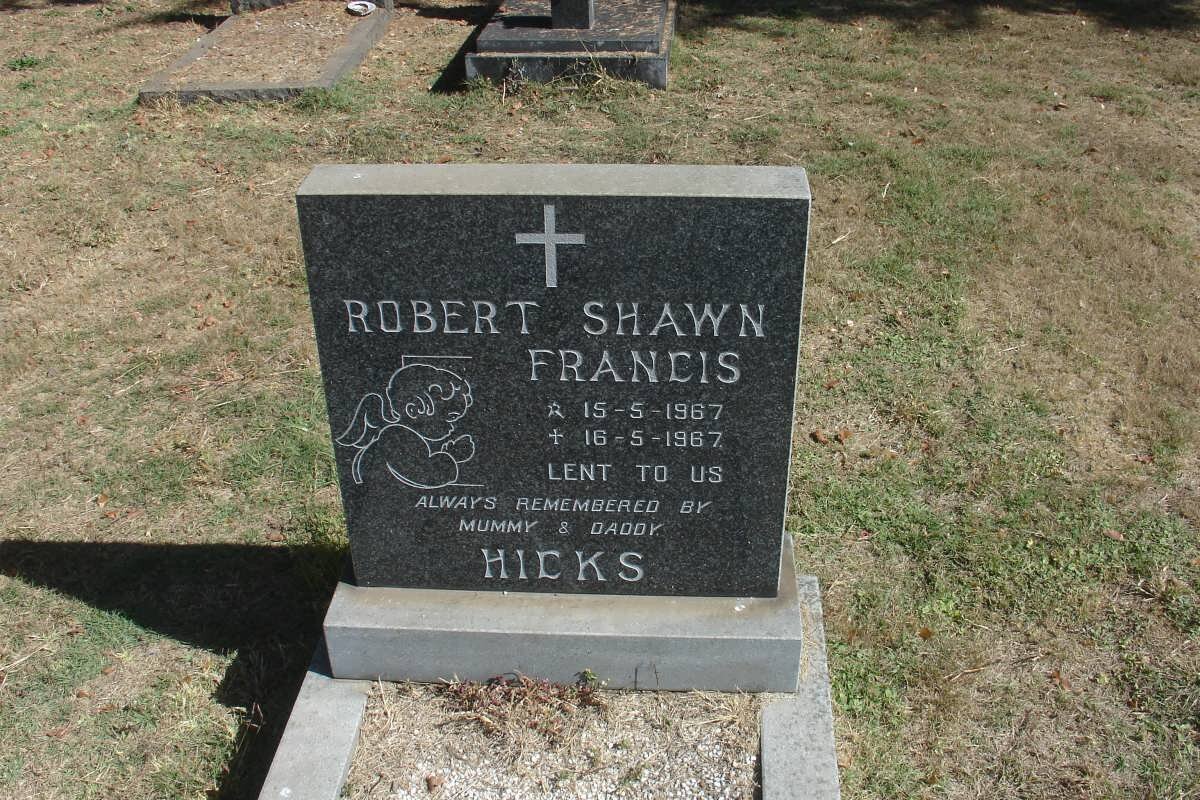 HICKS Robert Shawn Francis -1967