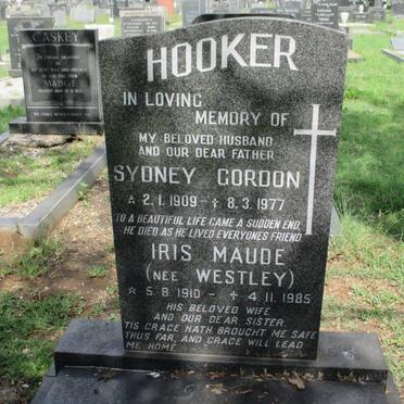 HOOKER Sydney Gordon 1909-1977 &amp; Iris Maude WESTLEY 1910-1985
