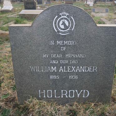HOLROYD William Alexander 1895-1936