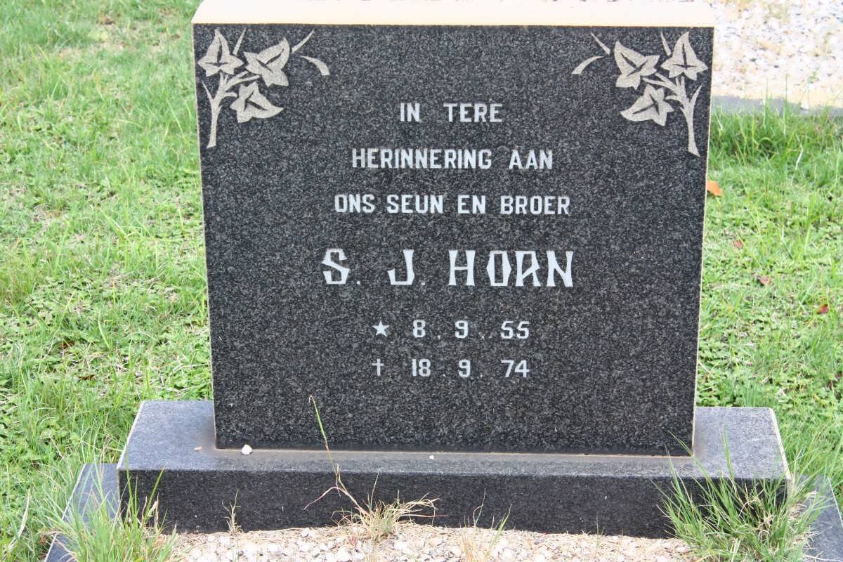 HORN S.J. 1955-1974