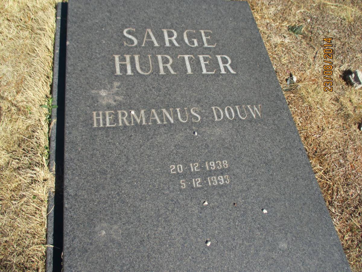HURTER Hermanus Douw 1938-1993
