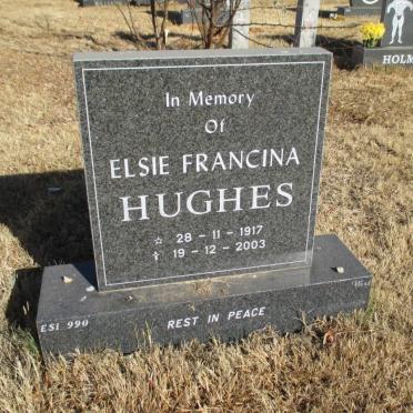 HUGHES Elsie Francina 1917-2003
