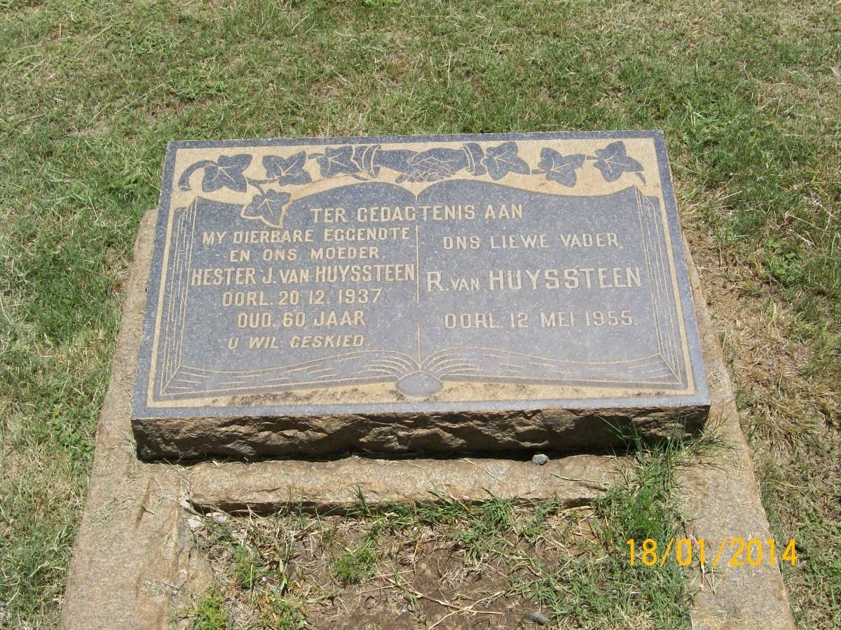 HUYSSTEEN R., van -1955 &amp; Hester J. -1937