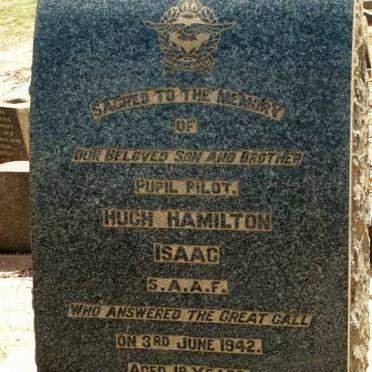 ISAAC Frederick William 1896-19?? &amp; Margaret Anne 1895-1983 :: ISAAC Hugh Hamilton -1942