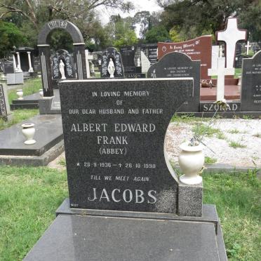 JACOBS Albert Edward Frank 1936-1990
