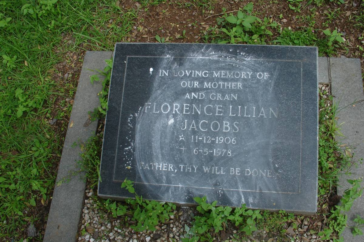 JACOBS Florence Lilian 1906-1978