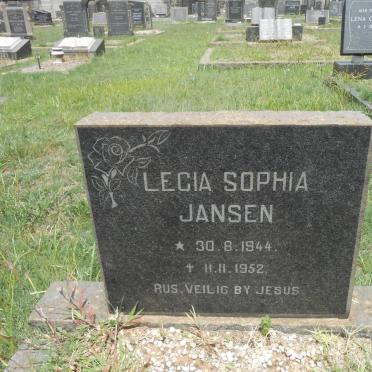 JANSEN Lecia Sophia 1944-1952