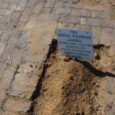 JAMBO Abdul Rahman -1998