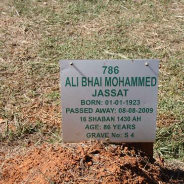 JASSAT Ali Bhai Mohammed 1923-2009