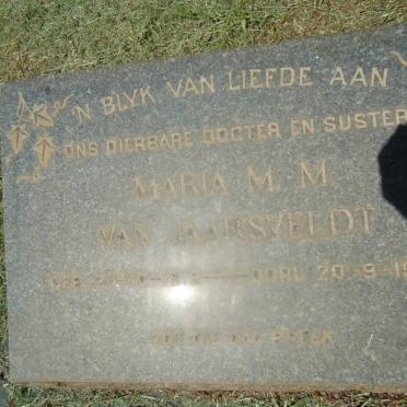 JAARSVELDT Maria M.M., van 19??-194?
