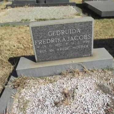 JACOBS Gedruida Fredrika 1892-1986
