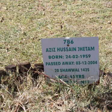 JHETAM Aziz Hussain 1959-2004