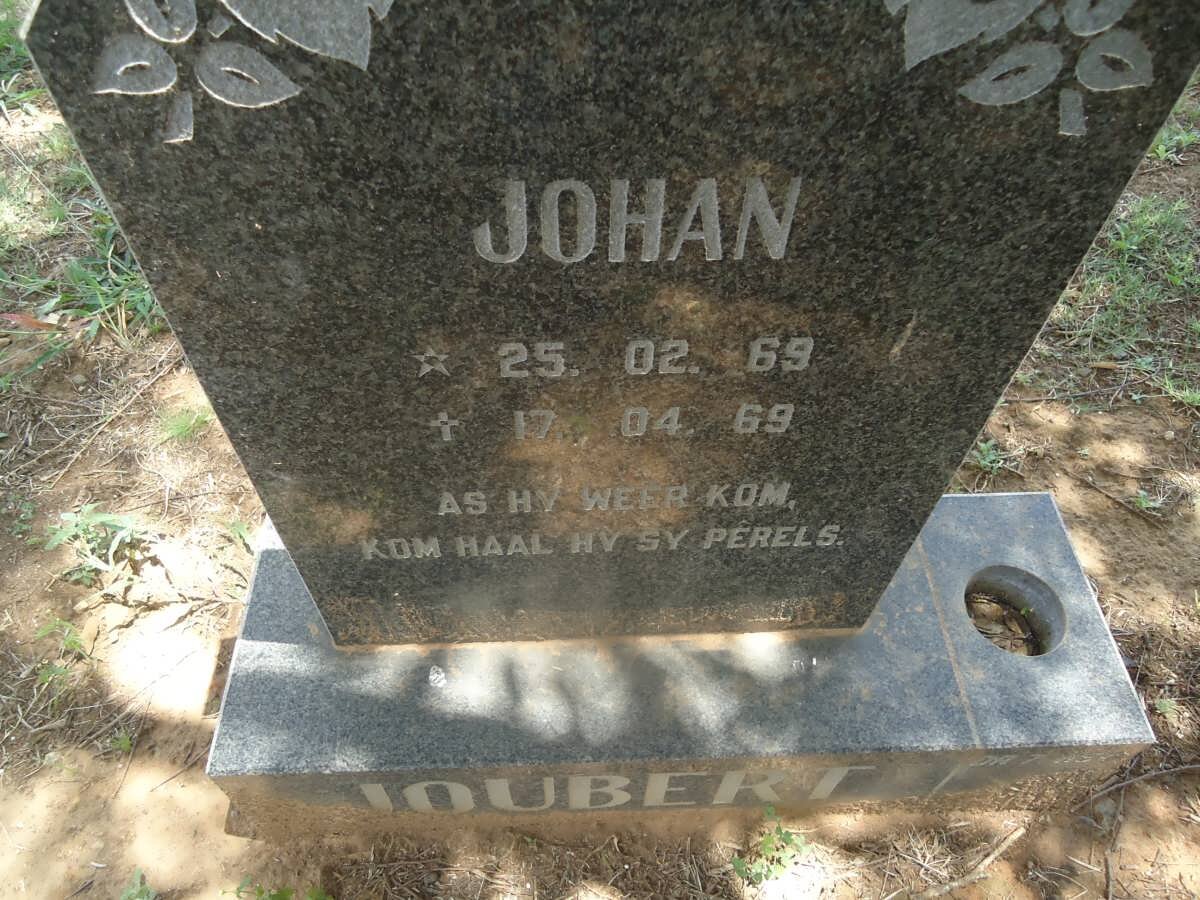 JOUBERT Johan 1969-1969