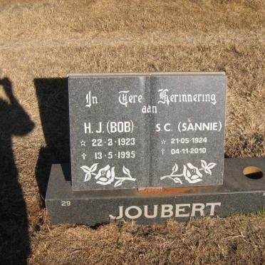 JOUBERT H.J. 1923-1995 &amp; S.C. 1924-2010