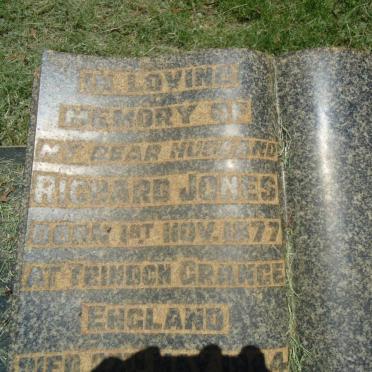 JONES Richard 1877- 19?4