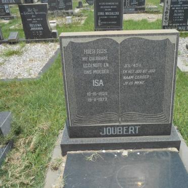 JOUBERT Isa 1909-1973
