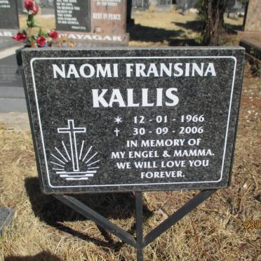 KALLIS Naomi Fransina 1966-2006