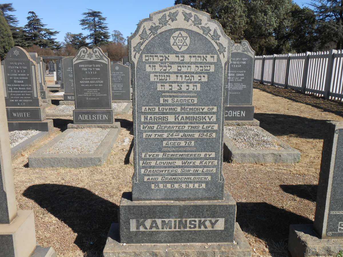 KAMINSKY Harris -1945