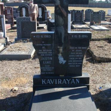 KAVIRAYAN Justin Luke 1963-1995