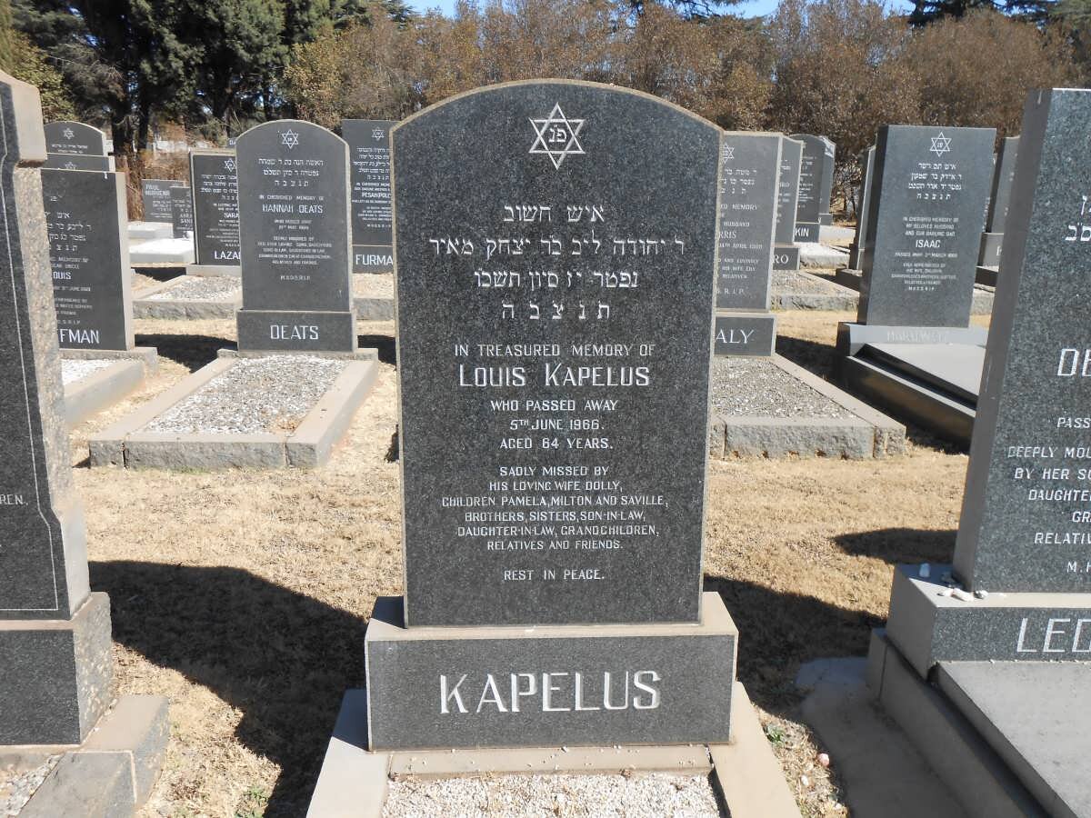 KAPELUS Louis -1966
