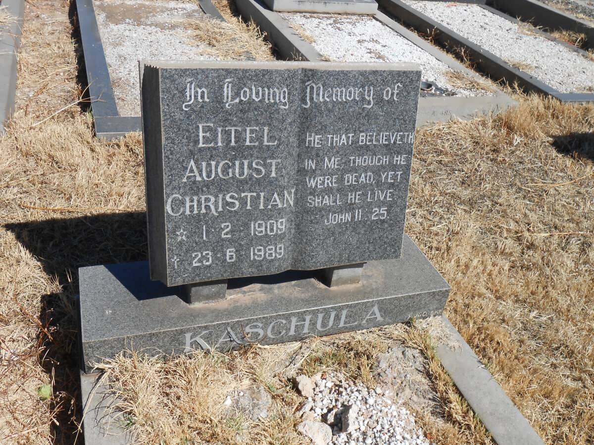 KASCHULA Eitel August Christian 1909-1989