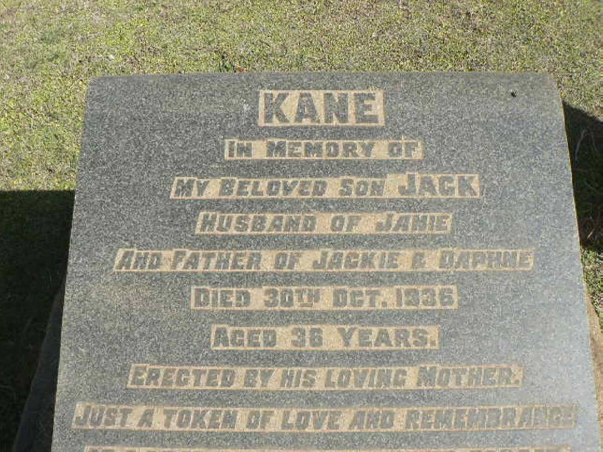 KANE Jack -1936