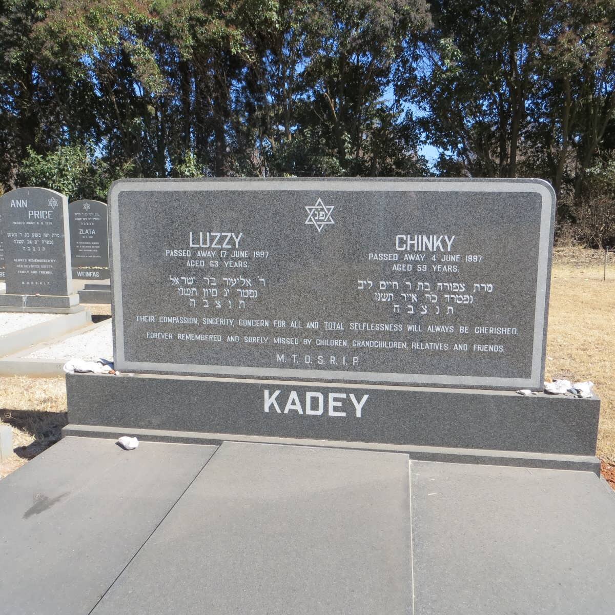 KADEY Luzzy -1997 &amp; Chinky -1997