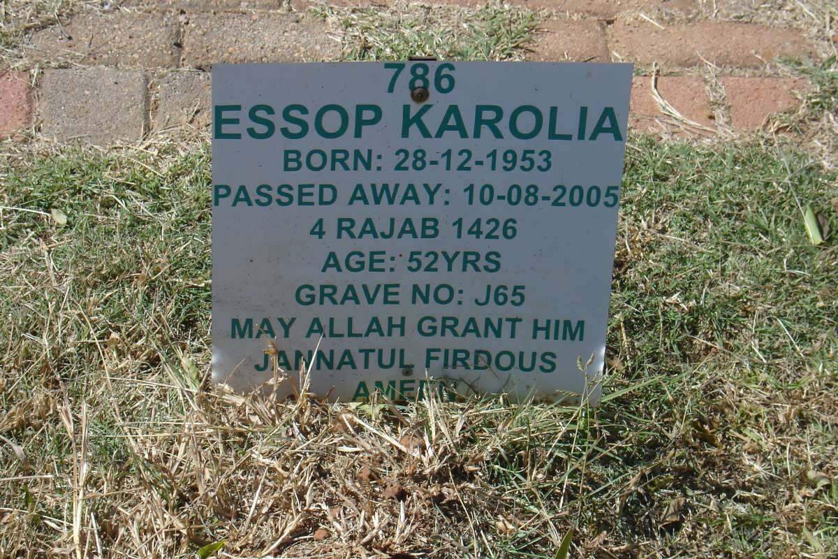 KAROLIA Essop 1953-2005