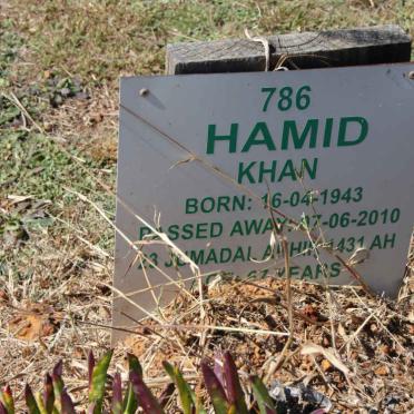 KHAN Hamid 1943-2010