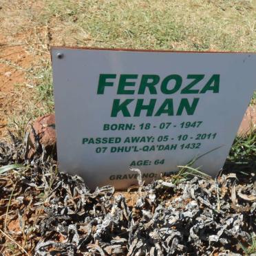 KHAN Feroza 1947-2011