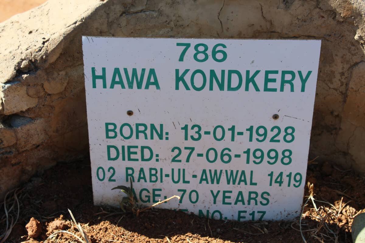 KONDKERY Hawa 1928-1998
